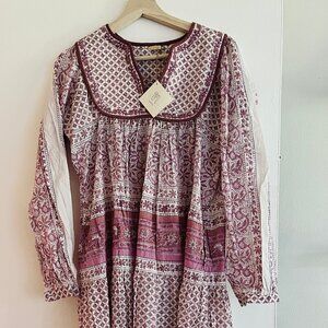 MATTA NY Nikita Nima Quilt Dress- Pink/Mauve. Women’s Size Medium